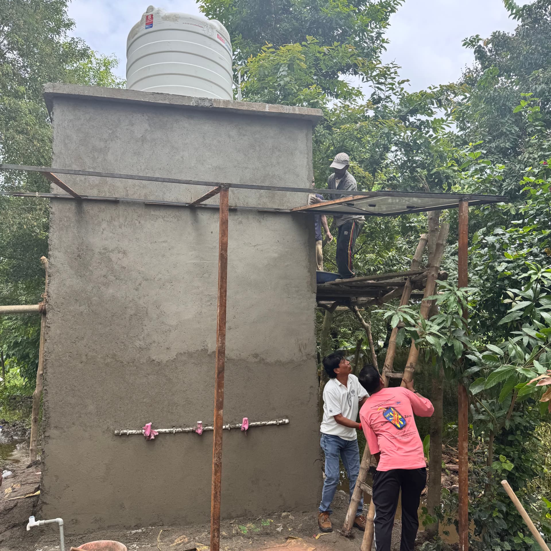 Plastering and construction preparation